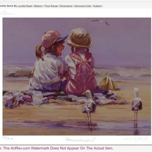 Lucelle Raad Eavesdroppers LITHOGRAPH